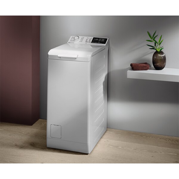 Masina de spalat rufe verticala ELECTROLUX PerfectCare600 EW6T4262I, SensiCare, 6 kg, 1200rpm, Clasa E, alb