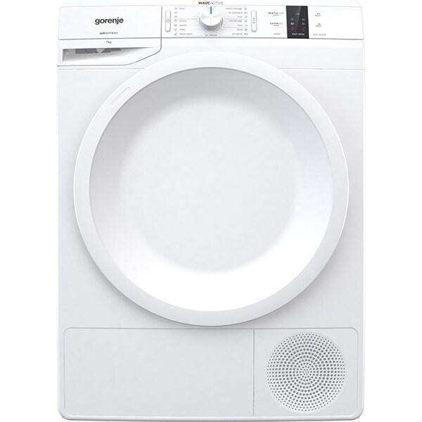 Uscator de rufe GORENJE DP7B, condensare, 7kg, 16 programe, clasa B, alb
