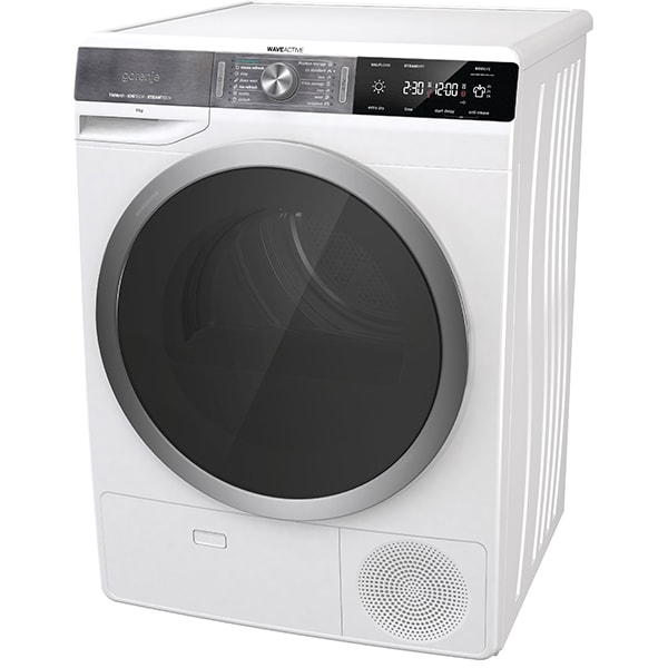 Uscator de rufe GORENJE DS92ILS, Pompa de caldura, 9kg, 14 programe, Clasa A++, alb