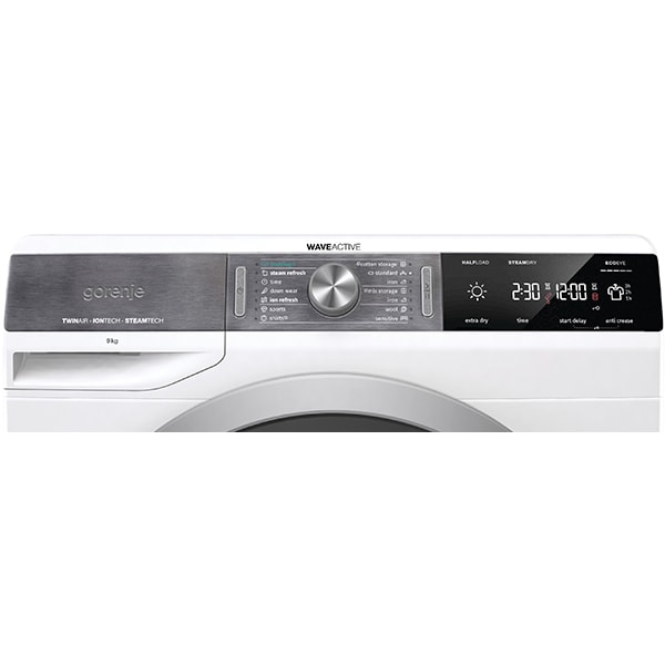 Uscator de rufe GORENJE DS92ILS, Pompa de caldura, 9kg, 14 programe, Clasa A++, alb