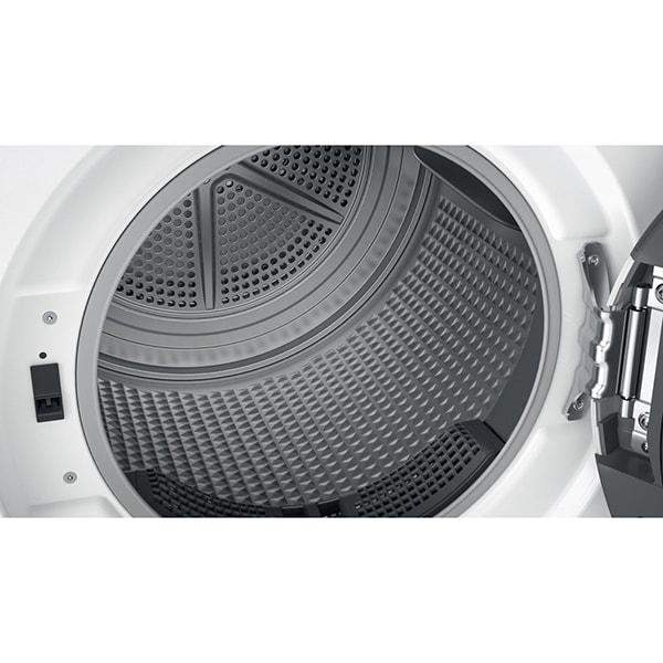 Uscator de rufe WHIRLPOOL FFT M11 82 EE, 6th Sense, Pompa de caldura, 8 kg, 15 programe, Clasa A++, alb