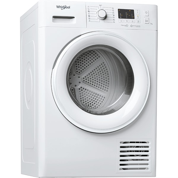 Uscator de rufe WHIRLPOOL FT M10 71Y EU, pompa de caldura, 7kg, 15 programe, Clasa A+, alb