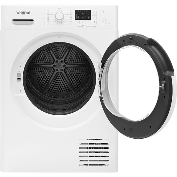 Uscator de rufe WHIRLPOOL FT M10 71Y EU, pompa de caldura, 7kg, 15 programe, Clasa A+, alb