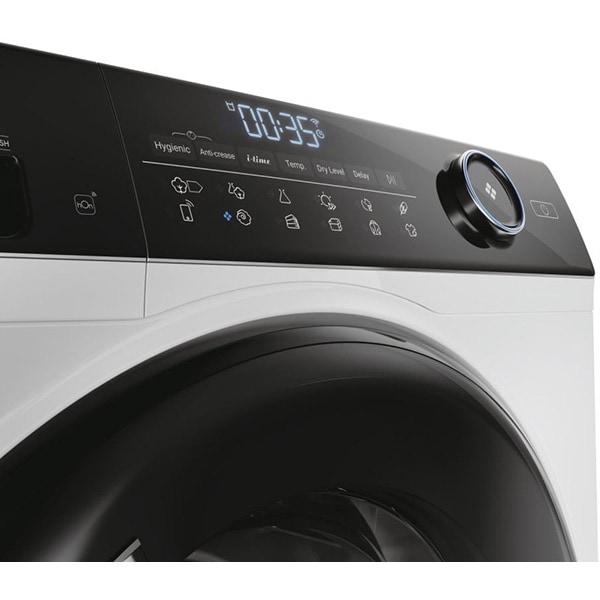 Uscator de rufe HAIER HD80-A3959-S, iRefresh, Pompa de caldura, 8kg, 11 programe, Clasa A+++, alb