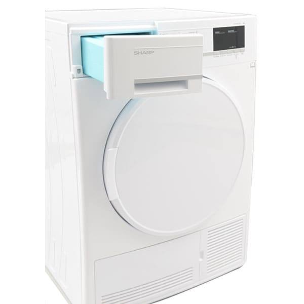 Uscator de rufe SHARP KD-GCB8S7PW9-EE, Condensare, 8kg, 15 programe, Clasa B, alb