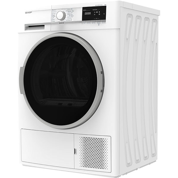 Uscator de rufe SHARP KD-GHB7S7GW2-EE, Pompa de caldura, 7kg, 15 programe, Clasa A++, alb