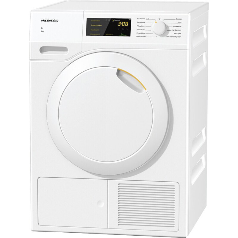 Uscator de rufe MIELE TCC 230 WP, Pompa de caldura, 8 kg, 12 programe, Clasa A++, alb