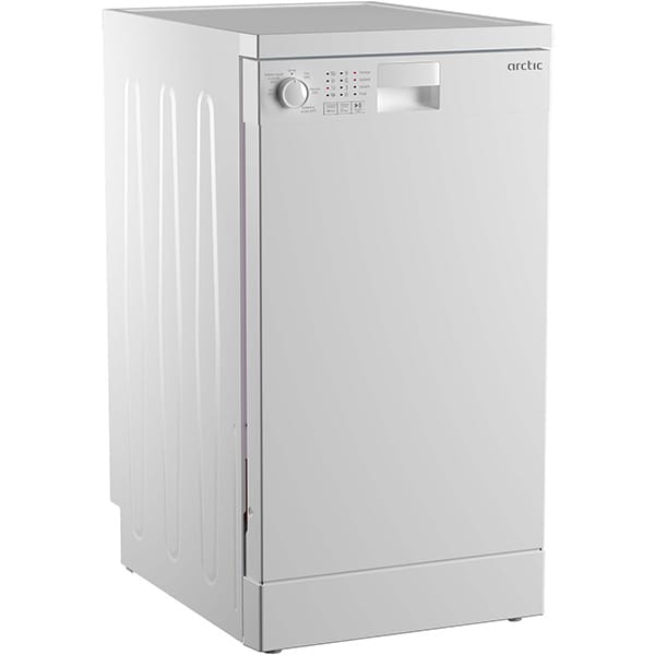 Masina de spalat vase independenta ARCTIC DFS0502, 10 seturi, 5 programe, 45 cm, Clasa E, alb