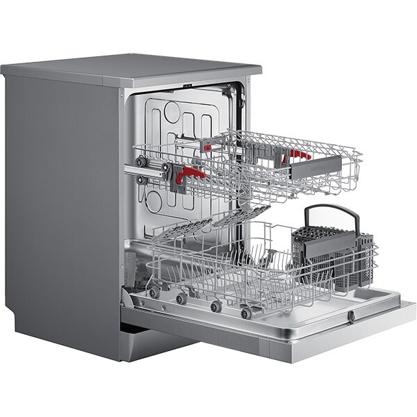 Masina de spalat vase independenta SAMSUNG DW60A6082FS/EO, 13 seturi, 7 programe, 60 cm, Clasa D, argintiu