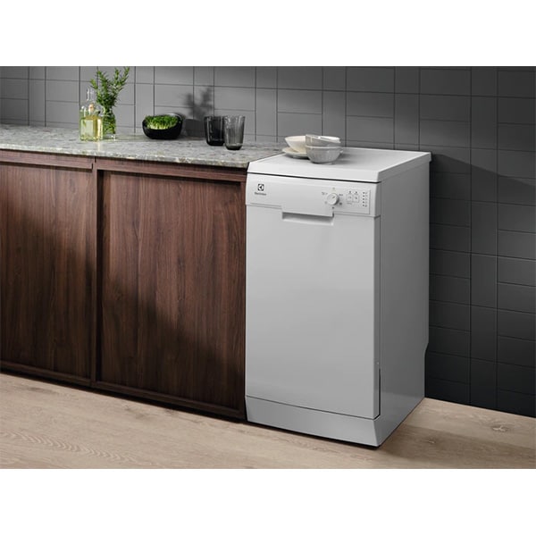 Masina de spalat vase independenta ELECTROLUX ESA12100SW, 9 seturi, 5 programe, 45 cm, Clasa F, alb