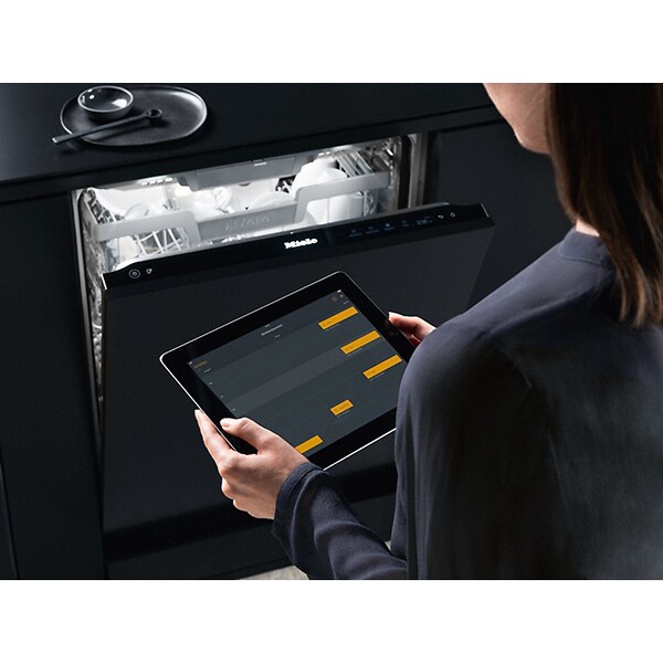 Masina de spalat vase incorporabila MIELE G 7960 SCVI, 14 seturi, 10 programe, Clasa C, panou comanda negru