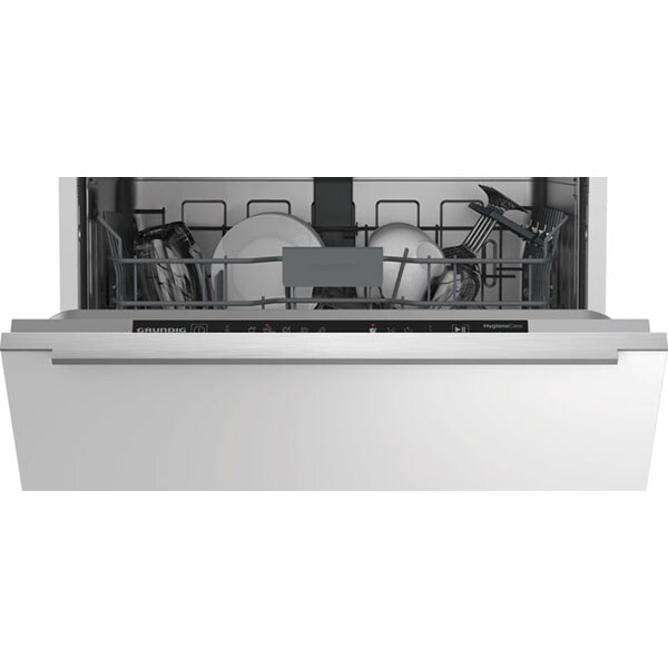 Masina de spalat vase incorporabila GRUNDIG GNVP2450, 13 seturi, 5 programe, Clasa E, panou comanda negru