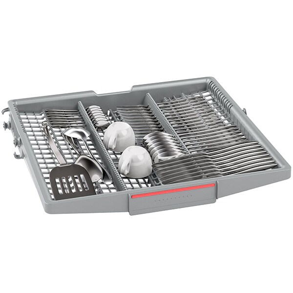 Masina de spalat vase semi-incorporabila BOSCH SMI46LS00E, 13 seturi, 6 programe, 60 cm, Clasa E, inox