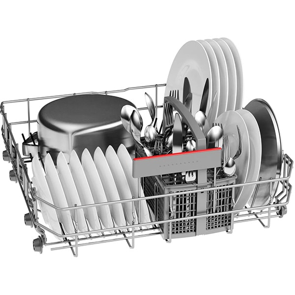 Masina de spalat vase incorporabila BOSCH SMV4ITX11E, 12 seturi, 6 programe, 60 cm, Clasa E, panou comanda inox