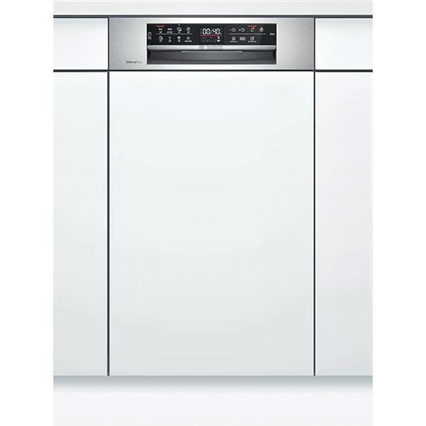 Masina de spalat vase semi-incorporabila BOSCH SPI6EMS23E, 10 seturi, 8 programe, 45 cm, Clasa D, panou comanda inox