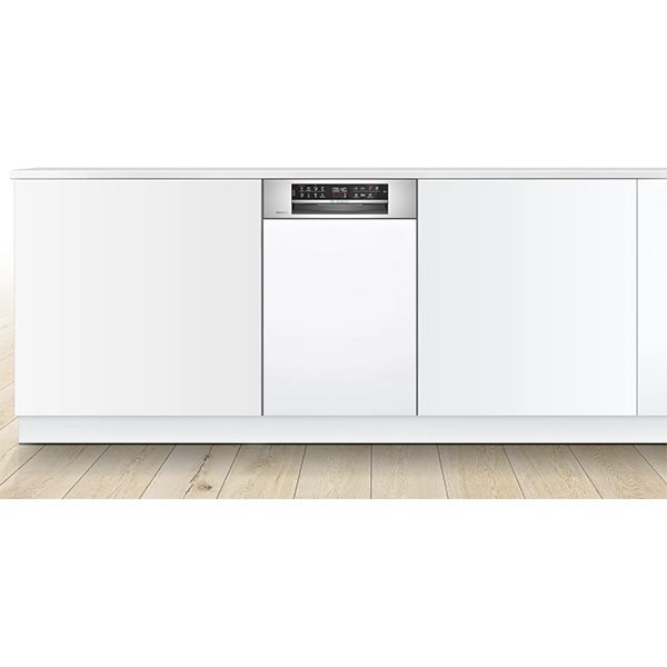 Masina de spalat vase semi-incorporabila BOSCH SPI6EMS23E, 10 seturi, 8 programe, 45 cm, Clasa D, panou comanda inox