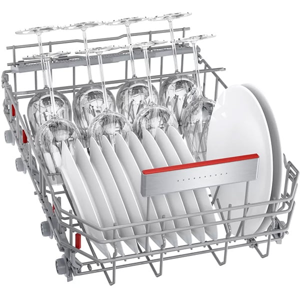 Masina de spalat vase semi-incorporabila BOSCH SPI6EMS23E, 10 seturi, 8 programe, 45 cm, Clasa D, panou comanda inox