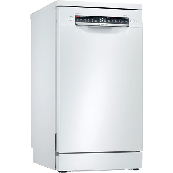 Masina de spalat vase independenta BOSCH SPS4EMW28E, 10 seturi, 6 programe, 45 cm, Clasa D, alb