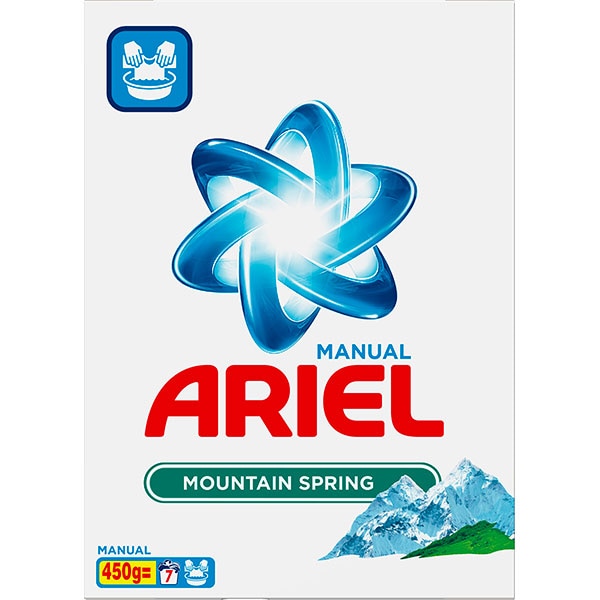 Detergent manual ARIEL Mountain Spring, 450g
