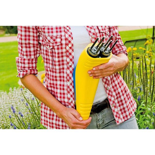 Sapa electrica GLORIA Gardenboy, 400 W, adancime 80 mm, galben