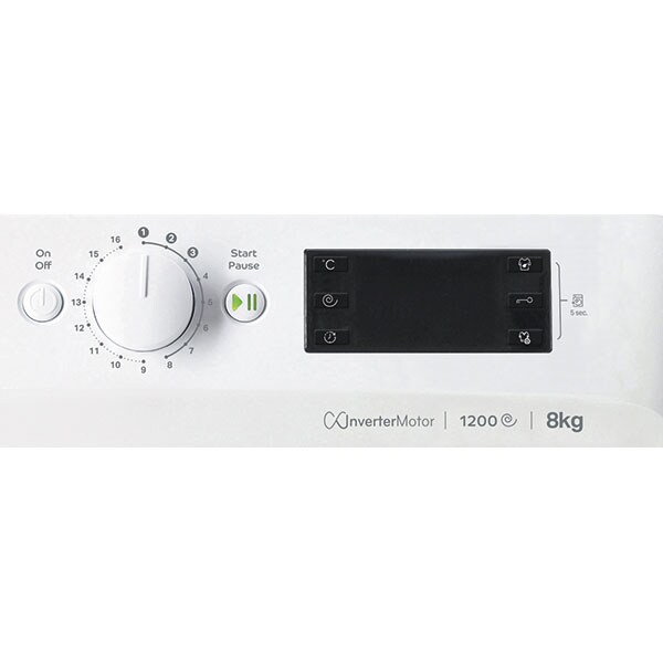 Masina de spalat rufe frontala INDESIT MTWE 81283 WK EE, 8 kg, 1200rpm, Clasa D, alb