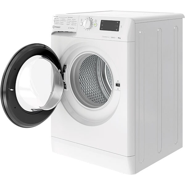 Masina de spalat rufe frontala INDESIT MTWE 81283 WK EE, 8 kg, 1200rpm, Clasa D, alb