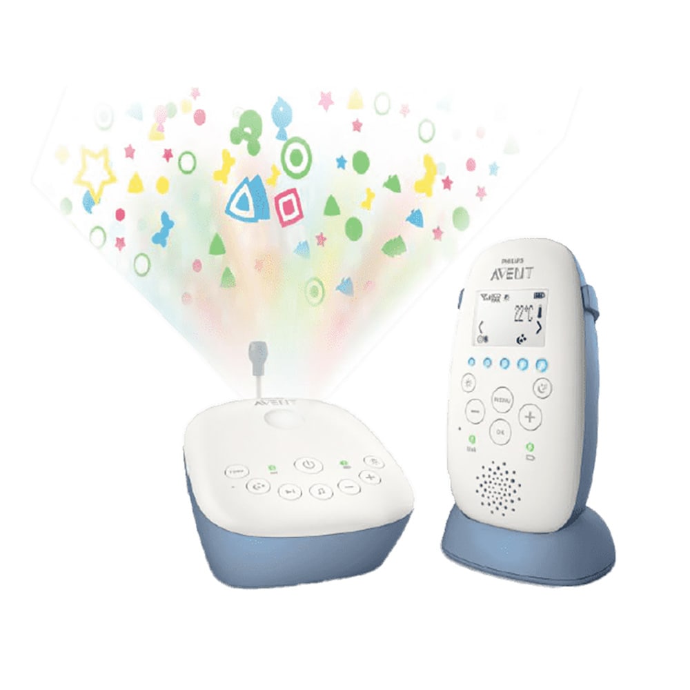 Monitor audio PHILIPS AVENT Baby DECT SCD735/52, alb-albastru