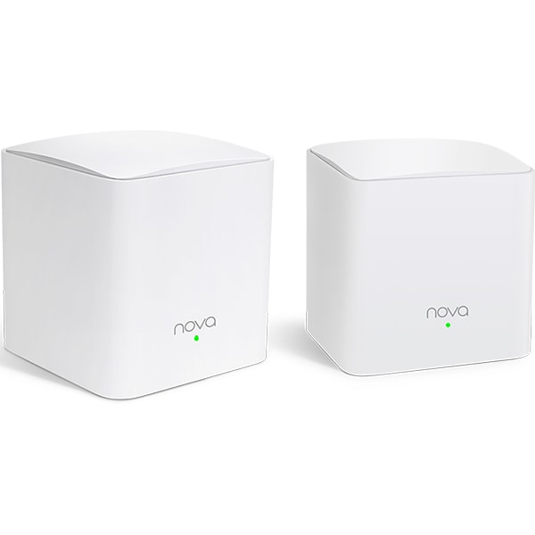 Sistem Wireless Mesh Gigabit TENDA Nova MW5c AC1200, Dual Band 300 + 867 Mbps, 2 Buc, alb