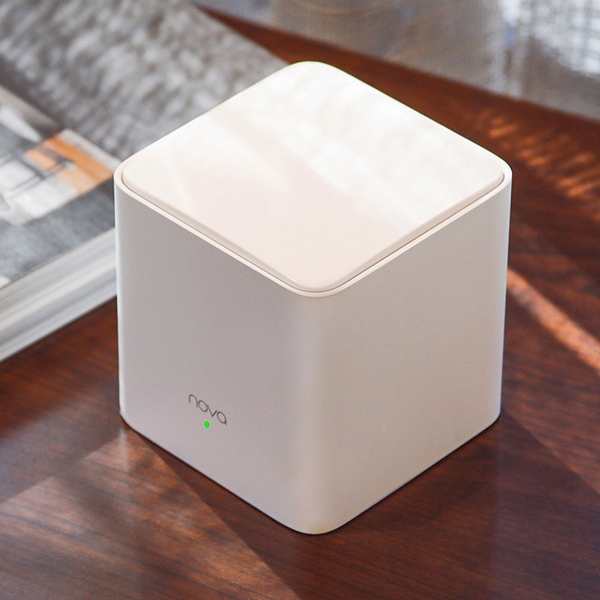 Sistem Wireless Mesh Gigabit TENDA Nova MW5c AC1200, Dual Band 300 + 867 Mbps, 2 Buc, alb