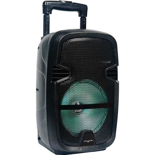 Boxa portabila cu microfon Wireless MYRIA MY2612, Bluetooth, USB, Radio FM, negru
