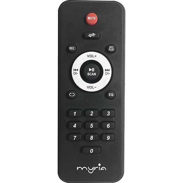 Boxa portabila cu microfon Wireless MYRIA MY2612, Bluetooth, USB, Radio FM, negru