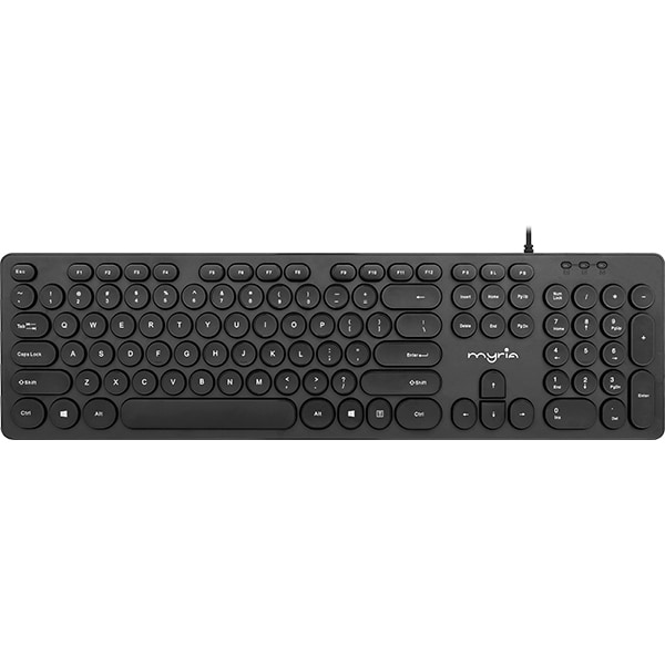 Tastatura cu fir MYRIA MY8531, USB, negru