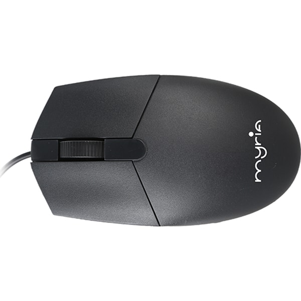 Mouse cu fir MYRIA MY8533, 1000 dpi, negru