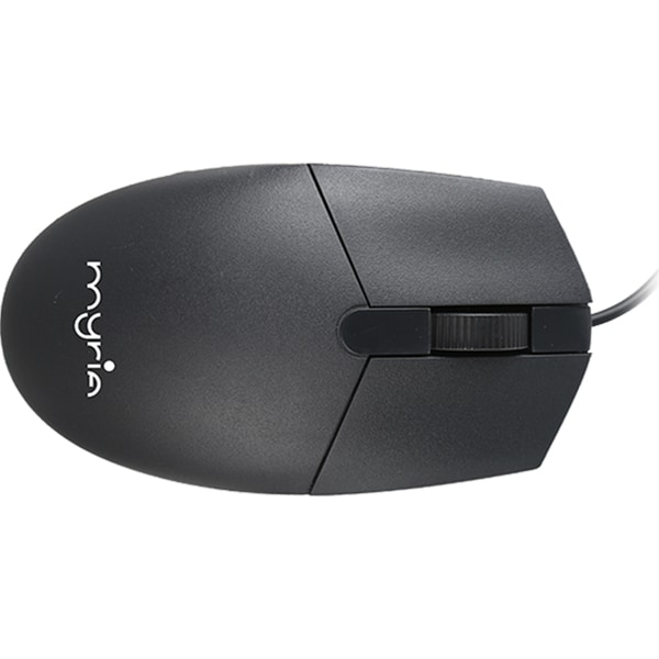 Mouse cu fir MYRIA MY8533, 1000 dpi, negru