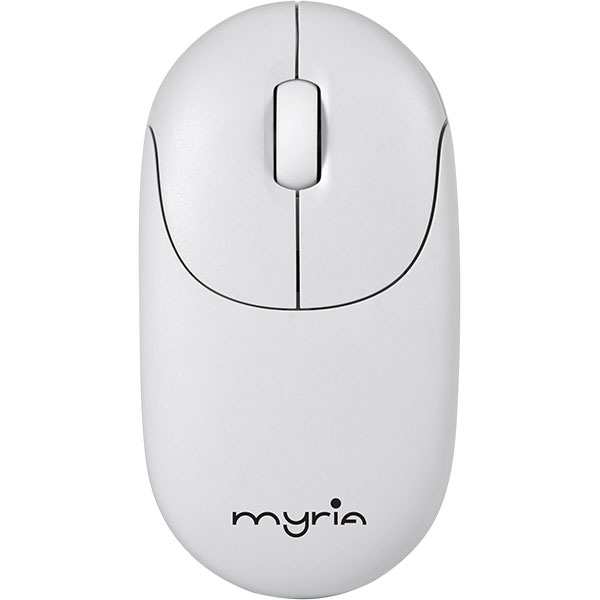 Kit tastatura si mouse Wireless MYRIA MY8535WH, USB, alb
