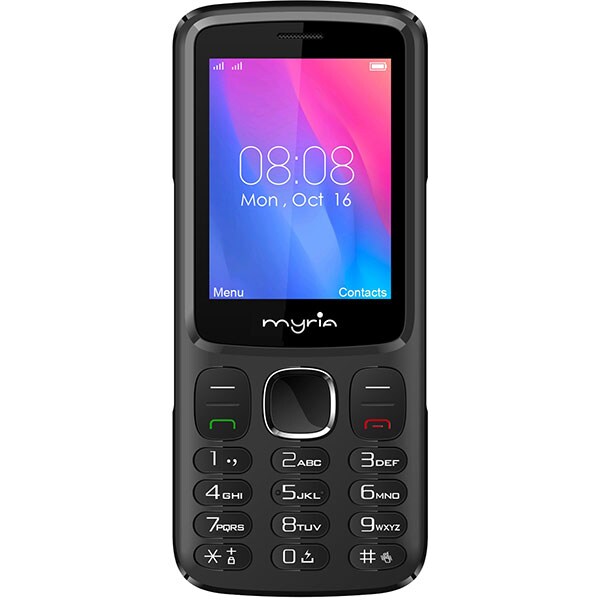 Telefon MYRIA Endless MY9074BK, 128MB RAM, 3G, Dual SIM, Black    