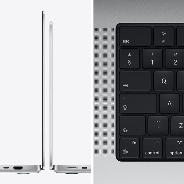 Laptop APPLE MacBook Pro 16 mk1e3ro/a, Apple M1 Pro, 16.2" Liquid Retina XDR, 16GB, SSD 512GB, Grafica integrata, macOS Monterey, Silver - Tastatura layout RO