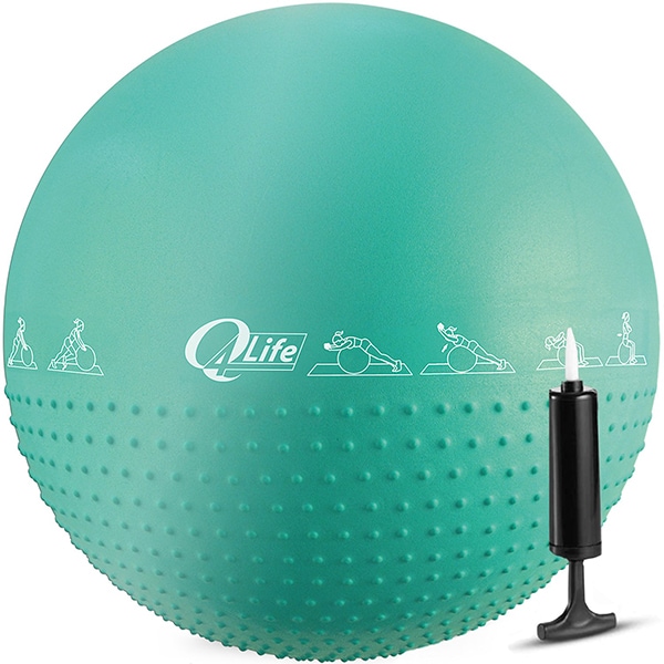 Minge gimnastica PROGRESSIVE GYM-BALL-65, 65 cm, verde