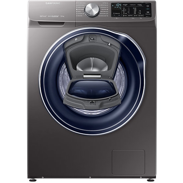 Masina de spalat rufe frontala SAMSUNG WW70M644OPX/LE, EcoBubble, AddWash, 7kg, 1400rpm, Clasa A+++, argintiu