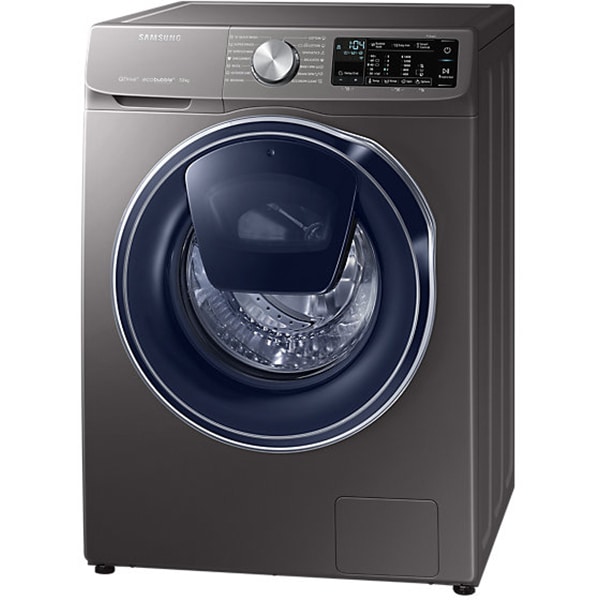 Masina de spalat rufe frontala SAMSUNG WW70M644OPX/LE, EcoBubble, AddWash, 7kg, 1400rpm, Clasa A+++, argintiu