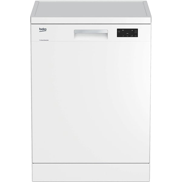 Masina de spalat vase independenta BEKO DFN16410W, 14 seturi, 6 programe, 60 cm, clasa A+, alb
