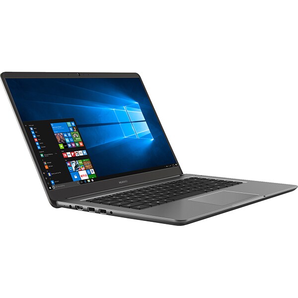 Laptop HUAWEI MateBook D 15, Intel Core i5-8250U pana la 3.4GHz, 15.6" Full HD, 8GB, SSD 256GB, Intel UHD Graphics 620, Windows 10 Home