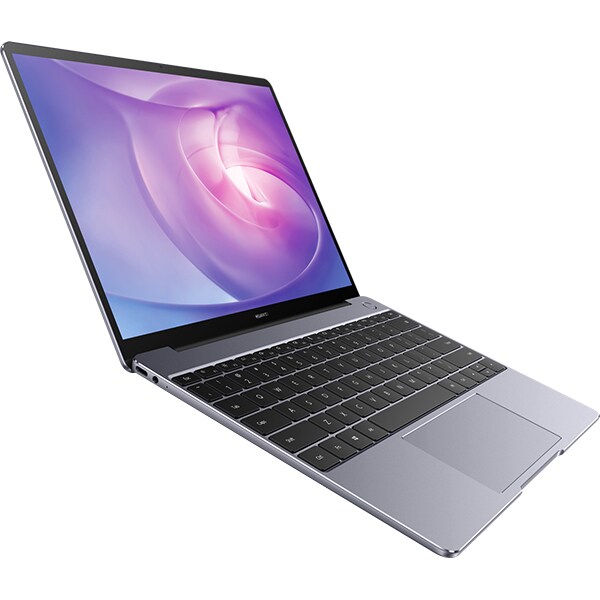 Laptop HUAWEI MateBook 13, Intel Core i7-10510U pana la 4.9GHz, 13" 2K IPS, 16GB, SSD 512GB, NVIDIA GeForce MX250 2GB, Windows 10 Home, gri