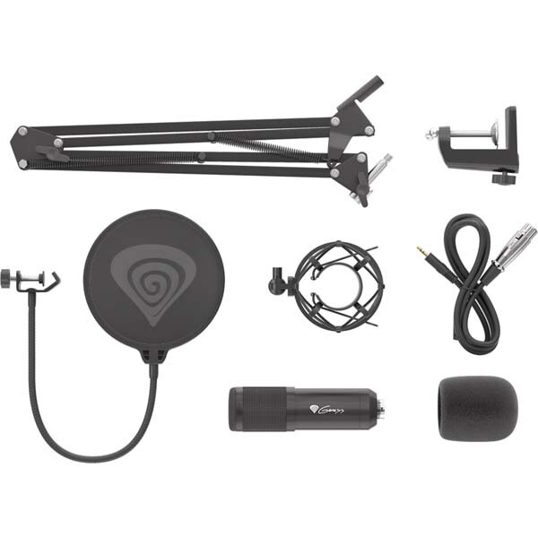 Microfon Gaming GENESIS Radium 300 XLR, negru