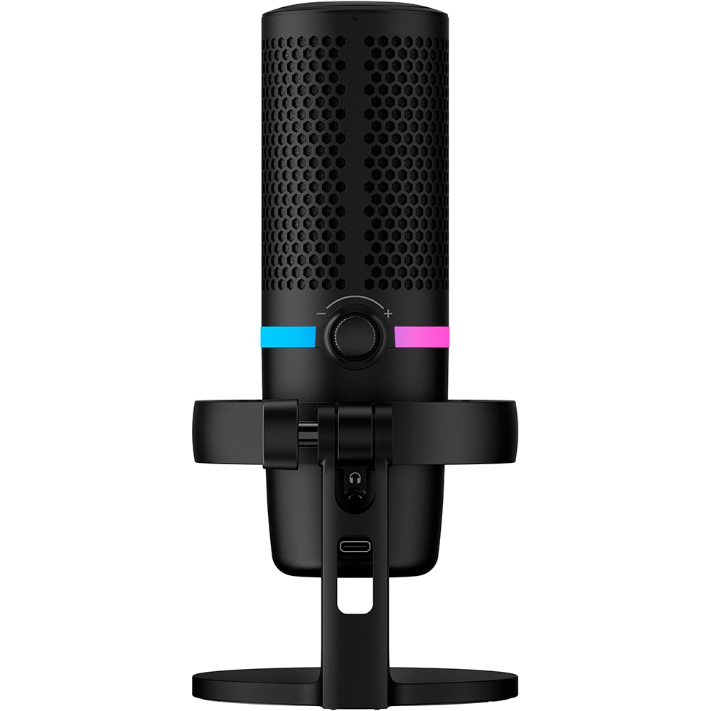 Microfon Gaming HyperX DuoCast, RGB, USB-C, negru