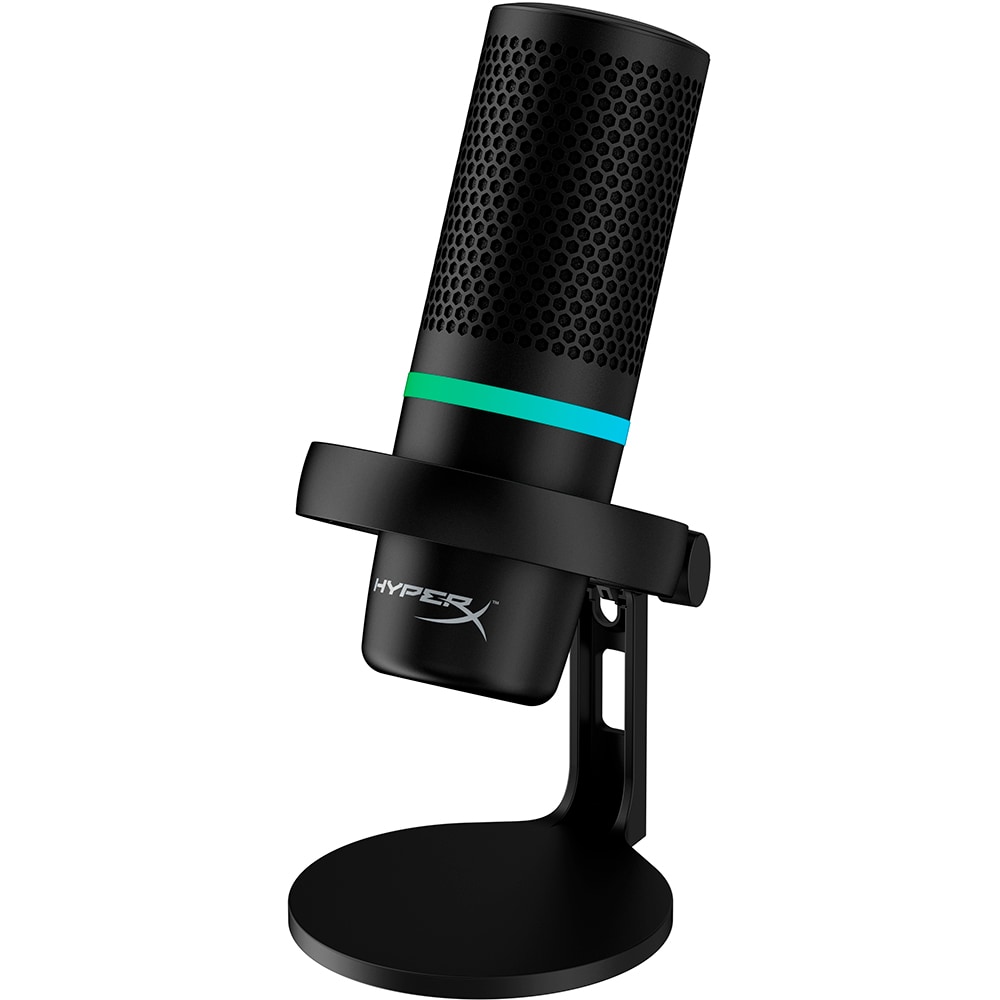 Microfon Gaming HyperX DuoCast, RGB, USB-C, negru