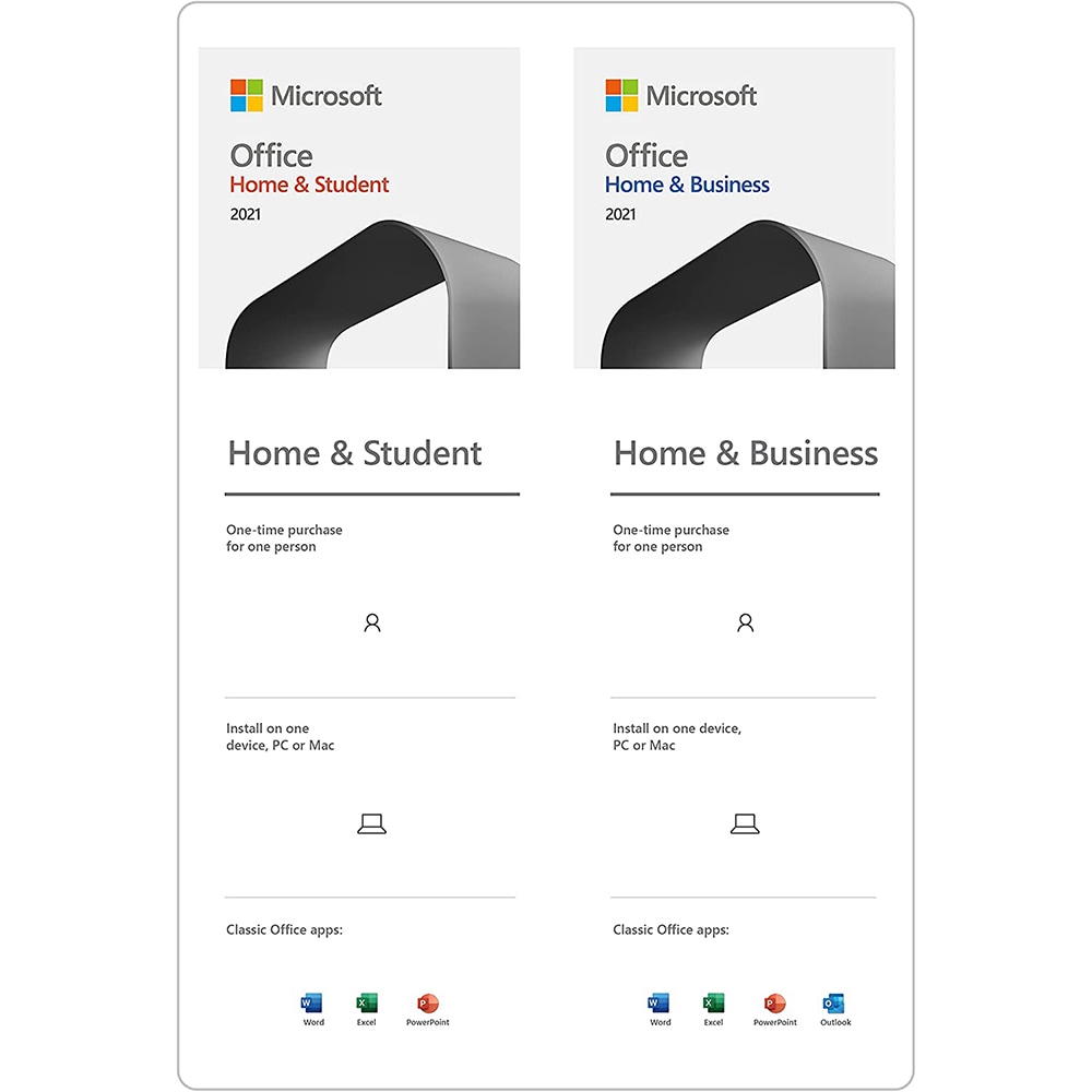 Microsoft Office Home and Business 2021, Engleza, 1 PC/Mac