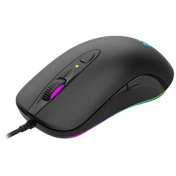 Mouse Gaming AQIRYS Orion, 16000 dpi, negru