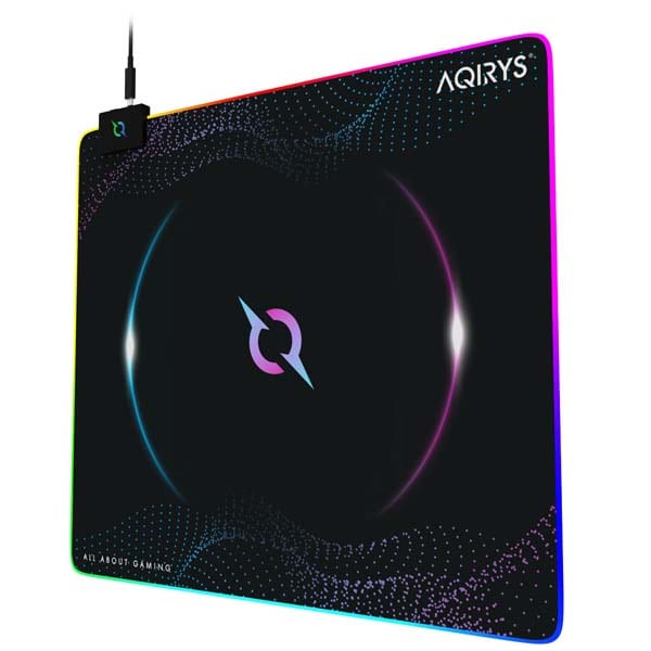 Mouse Pad Gaming AQIRYS Eclipse Medium, negru