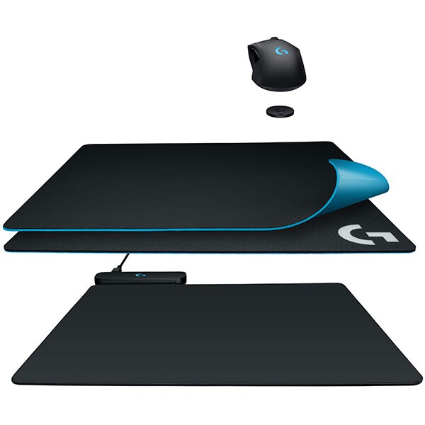 Mouse Pad Gaming LOGITECH PowerPlay Wireless Charging System, RGB, negru